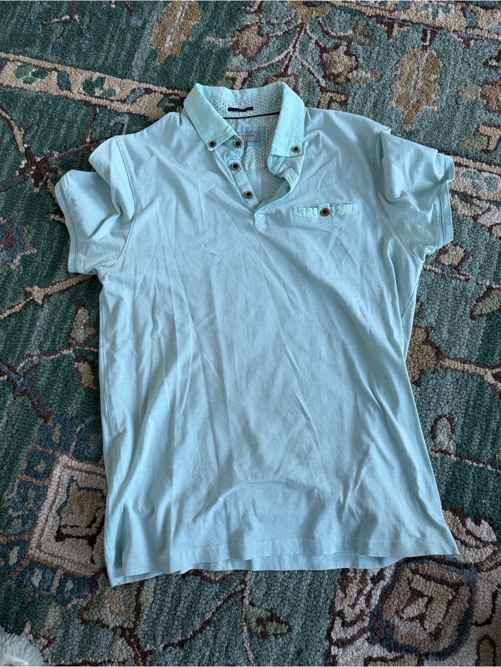 Ted Baker London Men’s Polo Shirt - Light Mint